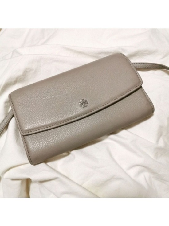 Tory Burch Handbags - Tory Burch Dove Gray Wallet On Chain Shoulder bag Clutch